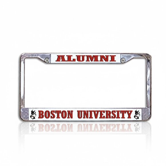 Boston University Alumni Metal Tag Frame (Officially Licensed Product) - Picture 1 of 5